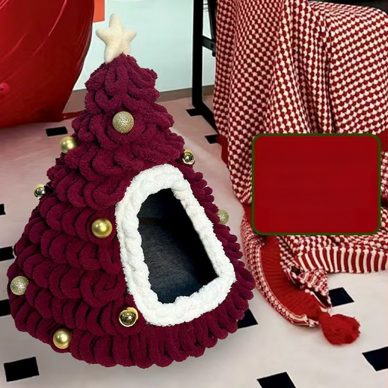 Kassi pesa feltsist - pool-suletud, konuskujuga kujundus, sisekasutuseks, hoiab sooja