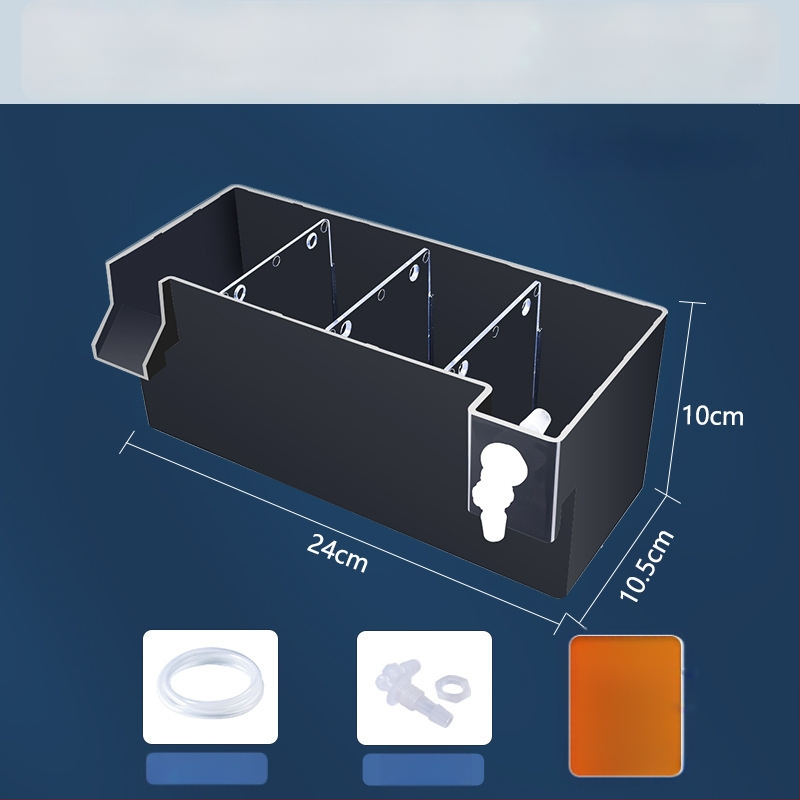 Seinaga akvaariumifilter, kolm ühes filtratsioonisüsteem, hapnikustamine ja kasulike bakterite tugi, vaikne töö, kaal 1 kg