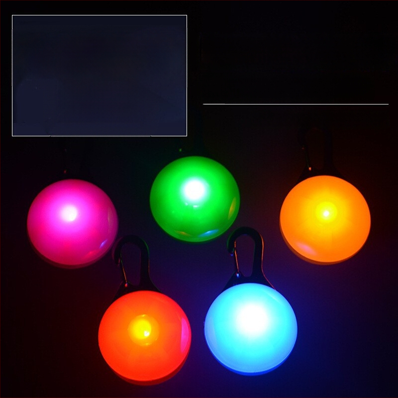 Uued LED-valgustusega lemmikloomade ehted: koera ripats koos kellaga, silikoon, kadumise vastu