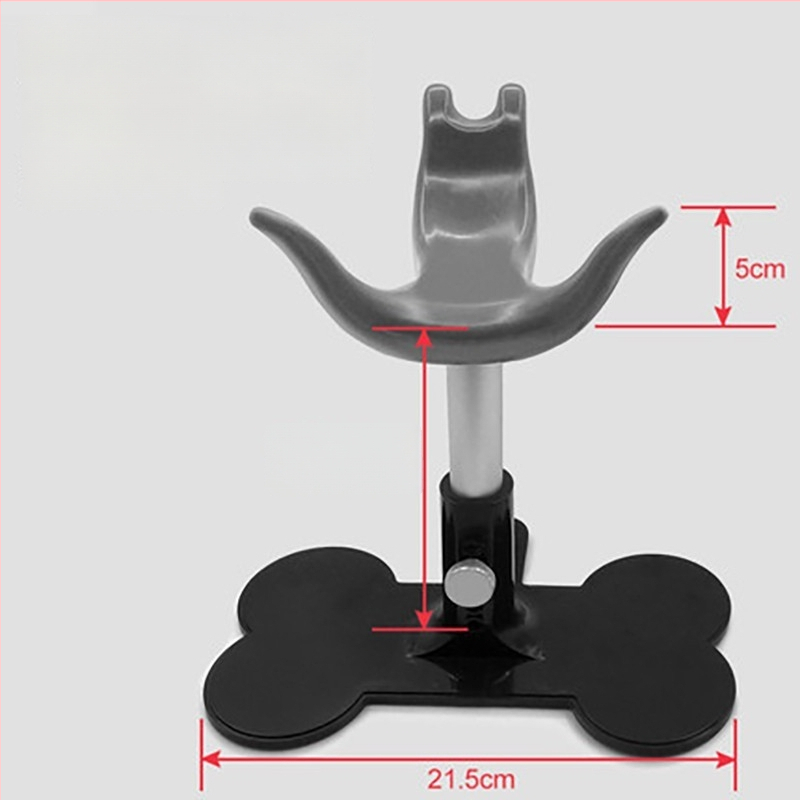 Reguleeritav silikoonist koera seiseabi, südamekujuline väike pink hoolduseks