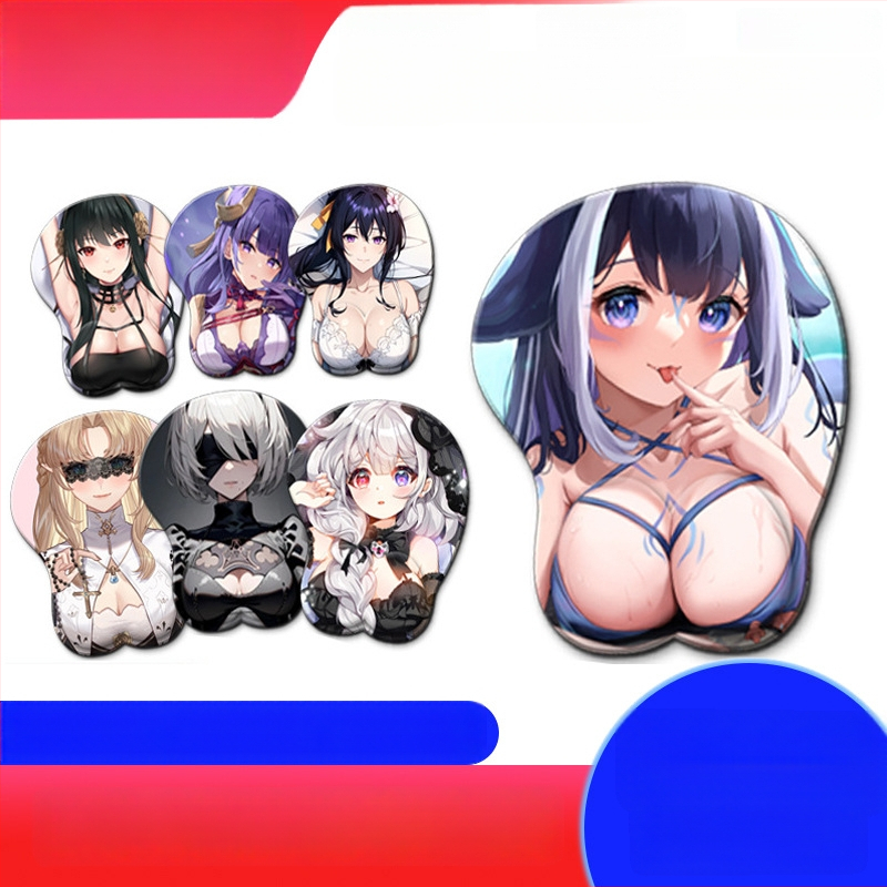 Bobo randme hiirepadja — naturaalne kumm, ühepoolne, karikatuuristiil, kuumtransferi tehnika, kohandatav logoga (OEM)