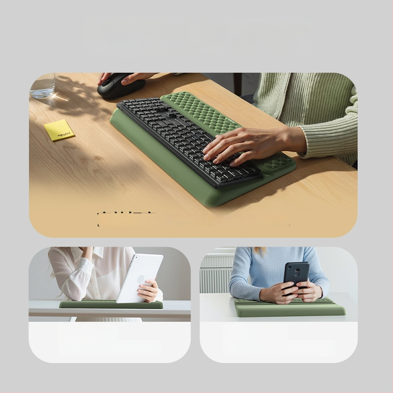 Integreeritud klaviatuuritugi, randmealuse padja mälupaga, ühepoolne, libisemiskindel, STK01