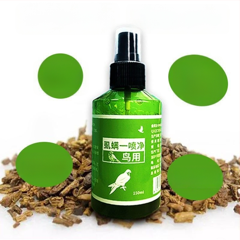 Linnu välise putukate pihusti – papagoidele ja võistluslindudele; tõrjub spalvu utisid, ērmeid ja parasiite.