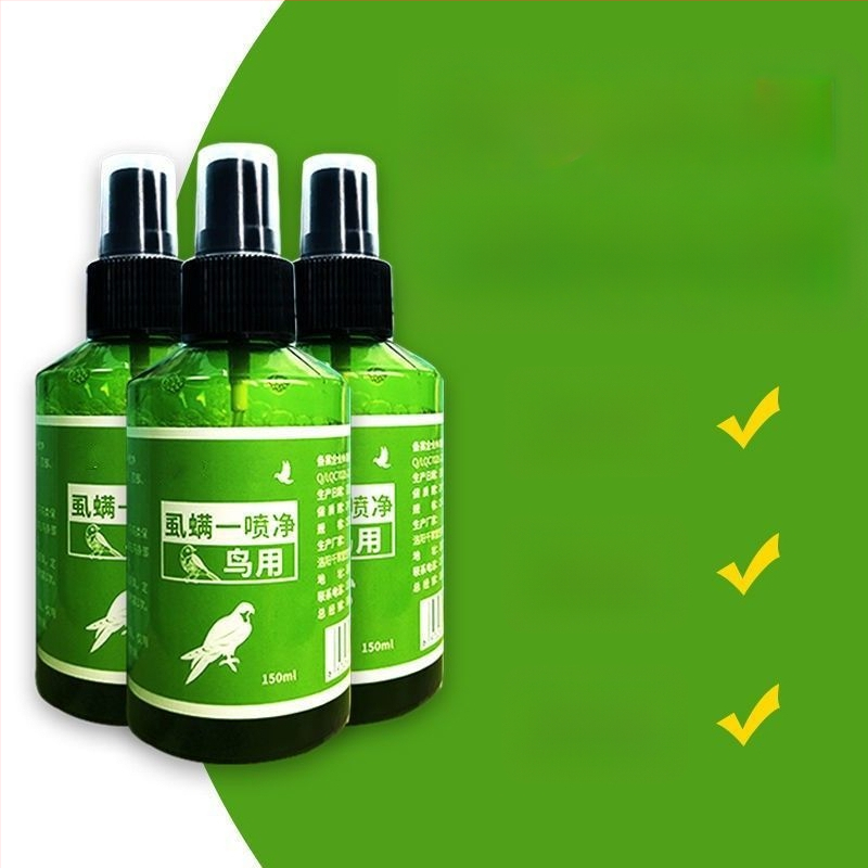 Linnu välise putukate pihusti – papagoidele ja võistluslindudele; tõrjub spalvu utisid, ērmeid ja parasiite.