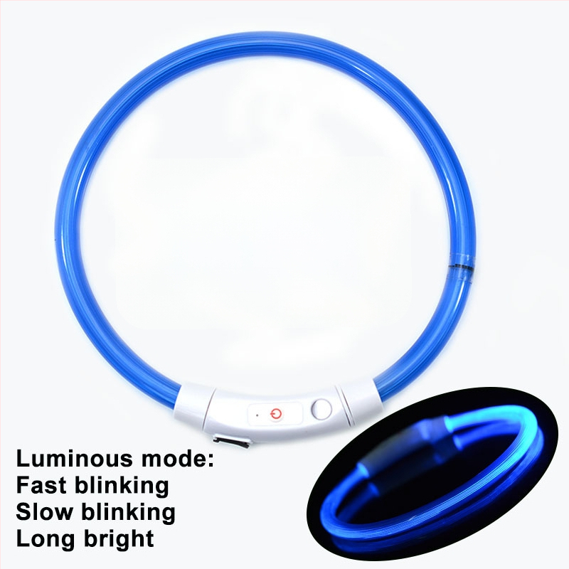 Valgustav koera kaelarihm – PVC, universaalne sobivus, igapäevane stiil, bränd Jinyao