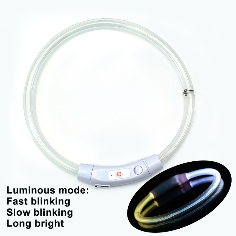 Valgustav koera kaelarihm – PVC, universaalne sobivus, igapäevane stiil, bränd Jinyao