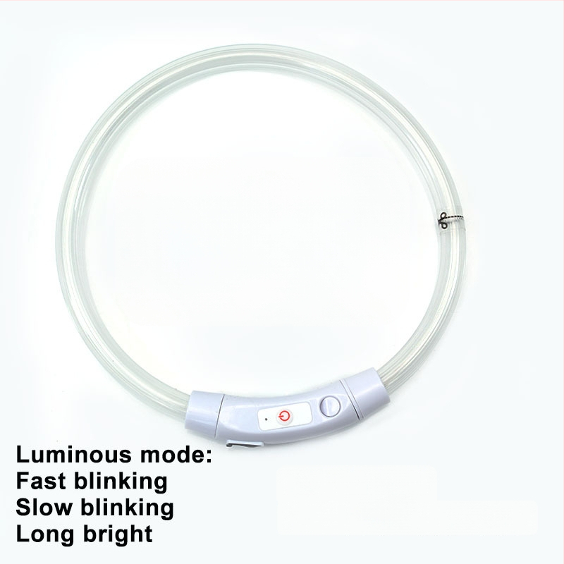 Valgustav koera kaelarihm – PVC, universaalne sobivus, igapäevane stiil, bränd Jinyao