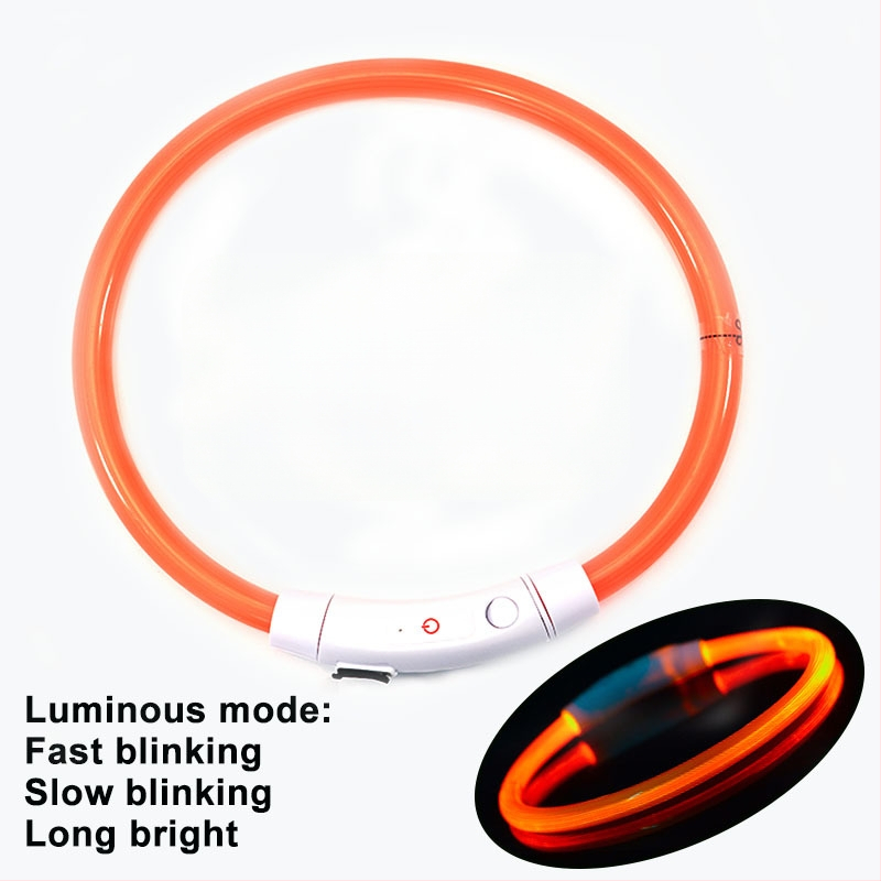 Valgustav koera kaelarihm – PVC, universaalne sobivus, igapäevane stiil, bränd Jinyao