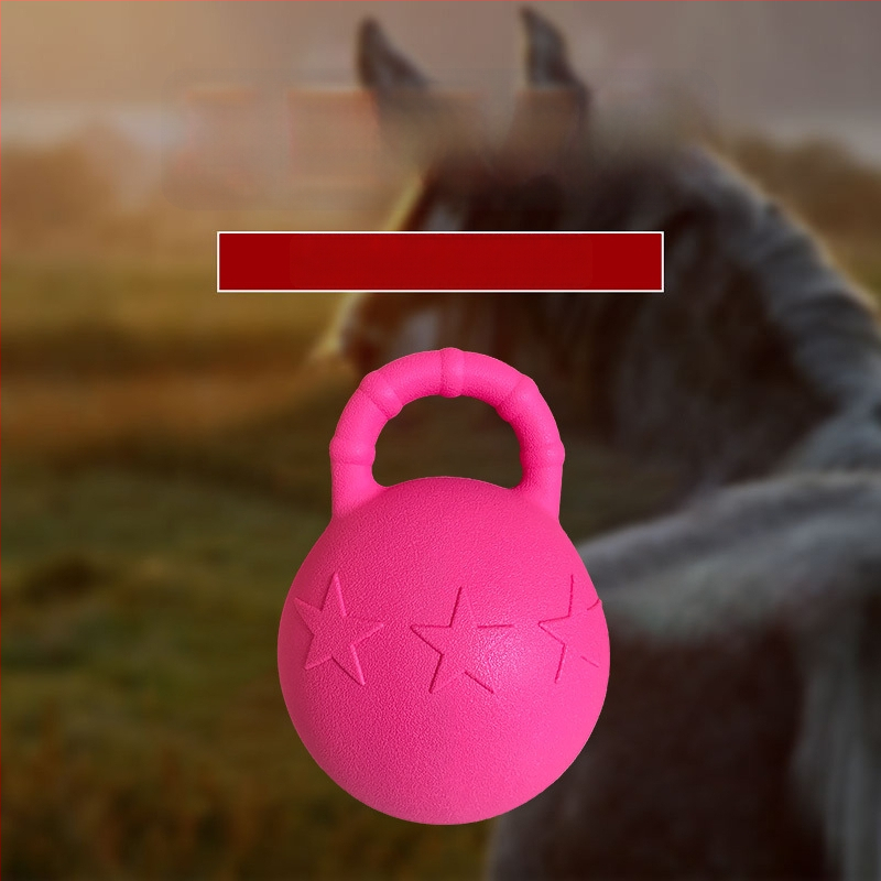 Hobuse mängupall, hammustuskindel PP-materjal, treeningpall, kohandatav