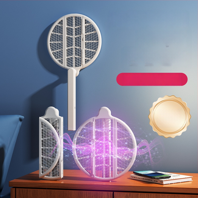 2-in-1 elektriline sääsklamb väliseks kasutamiseks, UV-valgus, katvus 21–30 m², sisseehitatud aku 1001–1600 mAh, kokkupandav disain