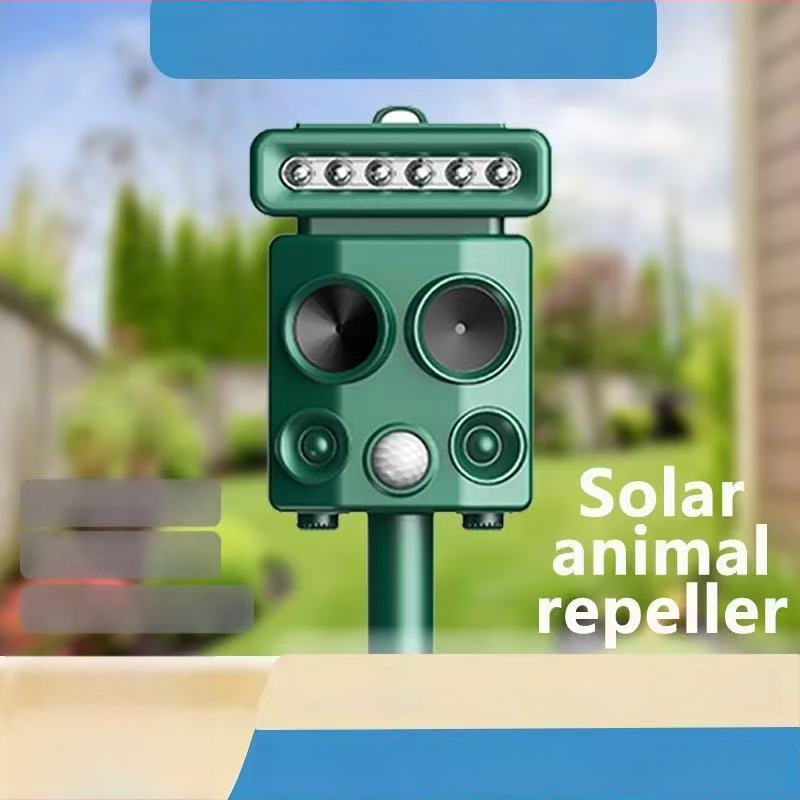 Väline ultrasoniline loomade ja lindude peletiseade, mudel H7017, laaditav, ABS korpus, 5V, 60Hz, 3W