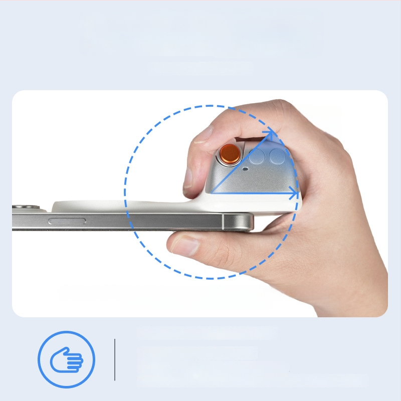 MagSafe fotografavimo laikiklis išmaniesiems – magnetinis pritvirtinimas, belaidis Bluetooth valdymas, vaizdo stabilizavimas, ABS korpusas, suderinama su Apple ir Android