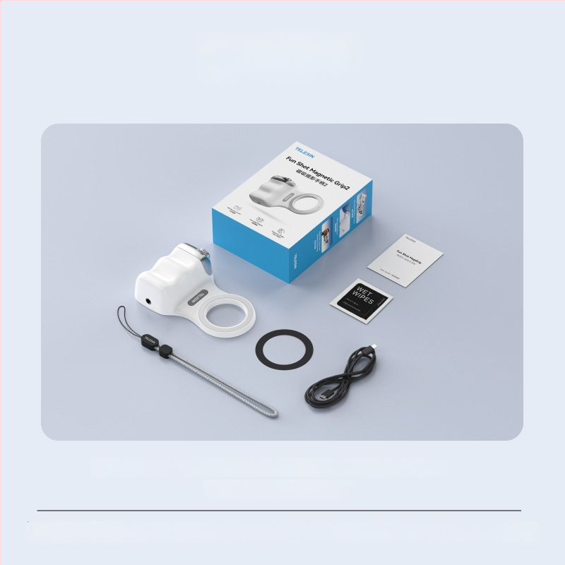 MagSafe fotografavimo laikiklis išmaniesiems – magnetinis pritvirtinimas, belaidis Bluetooth valdymas, vaizdo stabilizavimas, ABS korpusas, suderinama su Apple ir Android