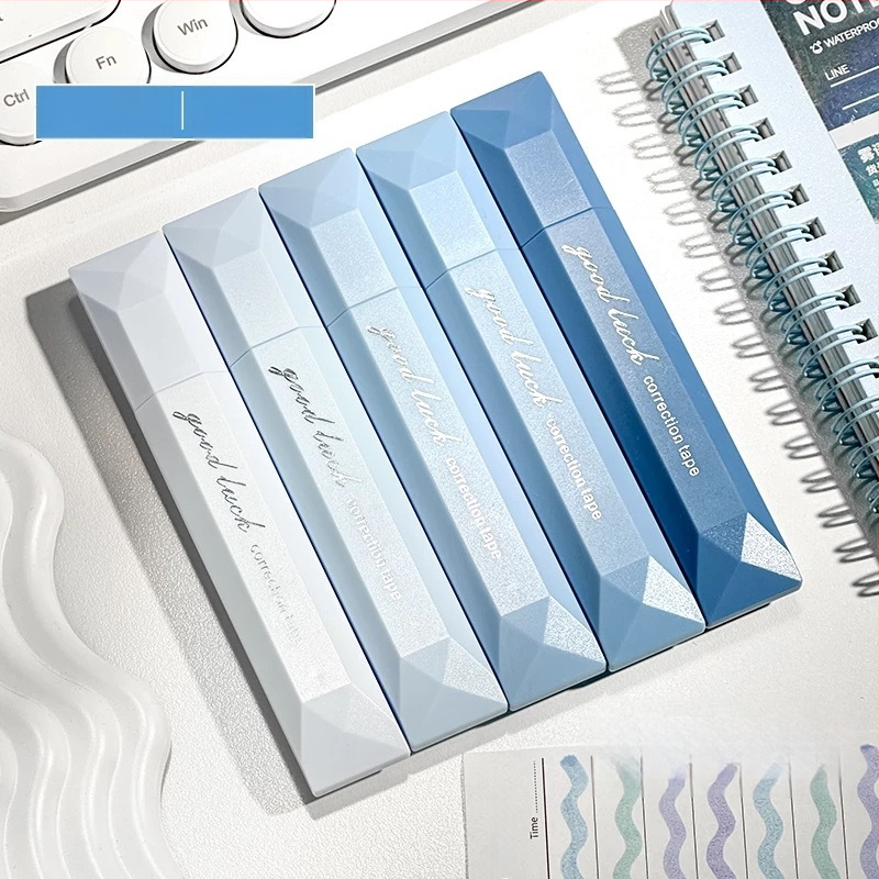 Kustutuslint A68 – gradientse kujundus, vaikne liikumine, suur maht, plastikust korpus, 5 tk/pakk, New Year