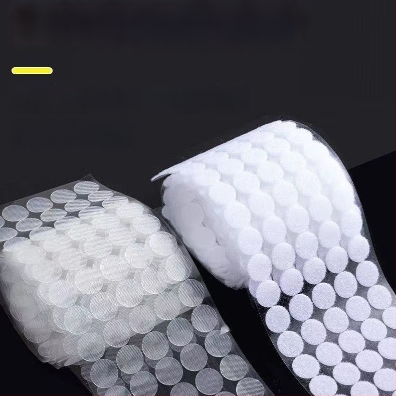 Käsitsi valmistatud ultraõhuke ümmargune Velcro adhesiivsel taustal laste vaikraamatute jaoks, läbipaistev ja tugev