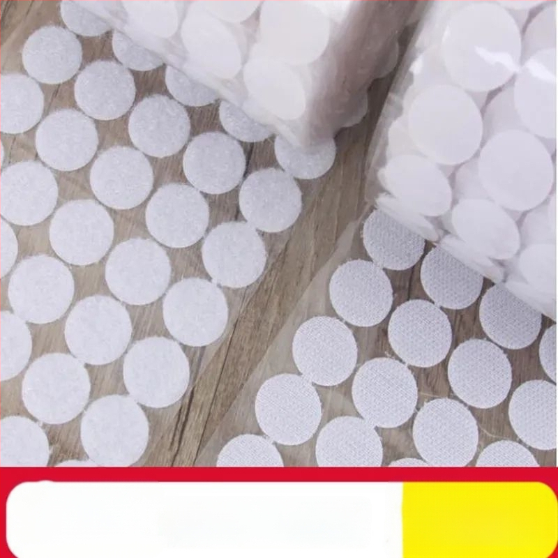 Käsitsi valmistatud ultraõhuke ümmargune Velcro adhesiivsel taustal laste vaikraamatute jaoks, läbipaistev ja tugev