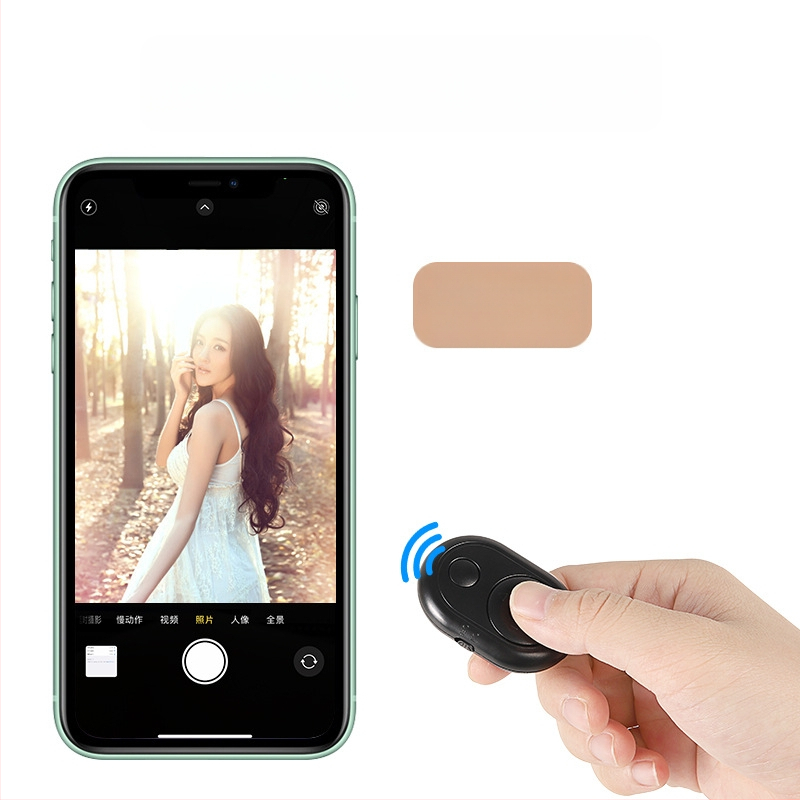 Bluetoothi kaugjuhtimispult Androidi ja iOS-iga ühilduv, universaalne selfie- ja video salvestamiseks, 6-key tremolo mudel, Vernon, ABS materjal, kaal 15 g