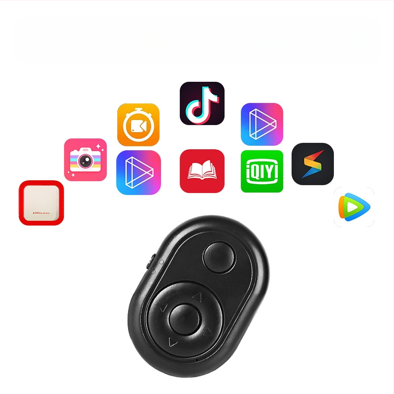 Bluetoothi kaugjuhtimispult Androidi ja iOS-iga ühilduv, universaalne selfie- ja video salvestamiseks, 6-key tremolo mudel, Vernon, ABS materjal, kaal 15 g