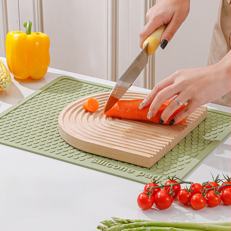 Silikoonist köögialus, ruudu kujuga, kuumuskindel, libisemiskindel, rebenemiskindel