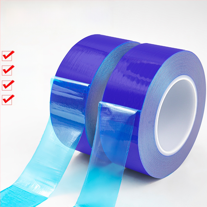 PE kaitsev film glanzplastikute ja akrüülpaneelide jaoks, pikkus 200 m, akrüül liim, PE kaitsefilm seeria, laius kohandatav, viskoossus keskmine–kõrge