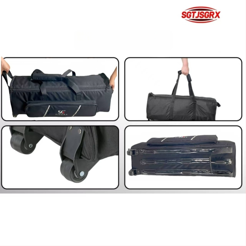 Trummide riistvara kott ratastega — polüester, Sgtjsgrx, sobib trummidele, unisex, 2024 kevad