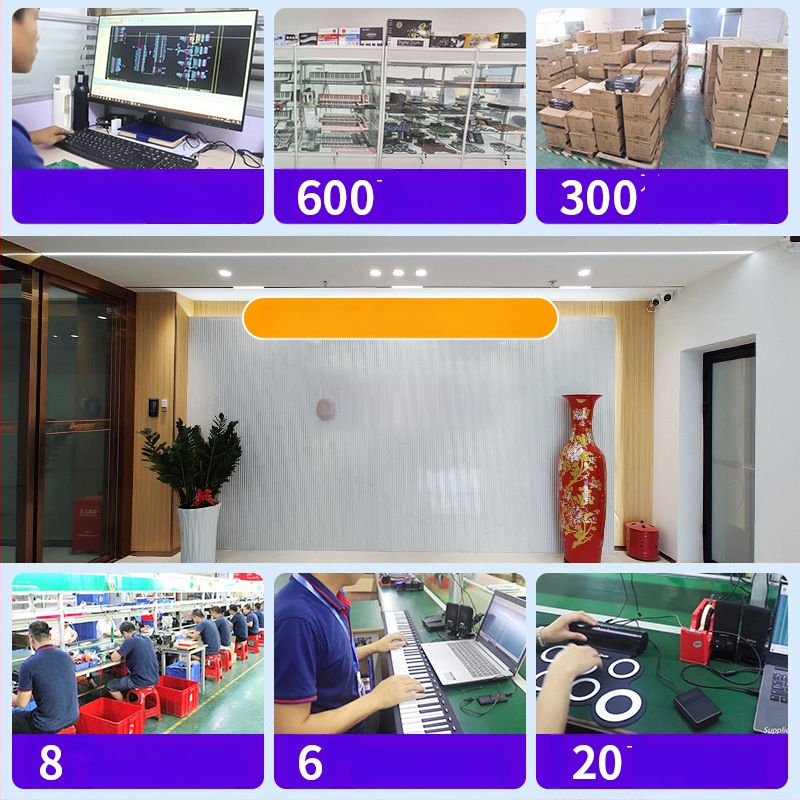 G3002 Elektronilised trummid – 7 trummiga kaasaskantav kokkupandav lauakomplekt, silikoonpind, traditsiooniline kummist elektrooniline plaat, helitimbre 128