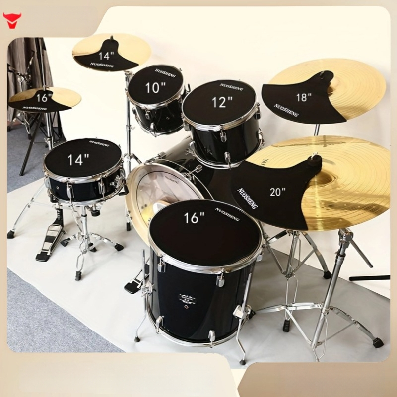 Summutav trummipadjake – kumm, mudel: Drum pads, bränd: Tuohu, pakkimine: Opp bag