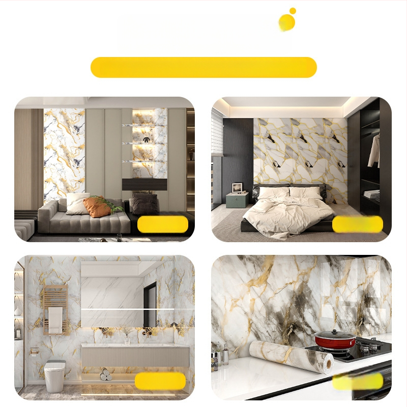 Dekoratīvs sienas uzlīme – XPE materiāls, marmora raksts, pašlīmējošs, ūdensizturīgs un mitrumizturīgs, biezums 2,0 mm