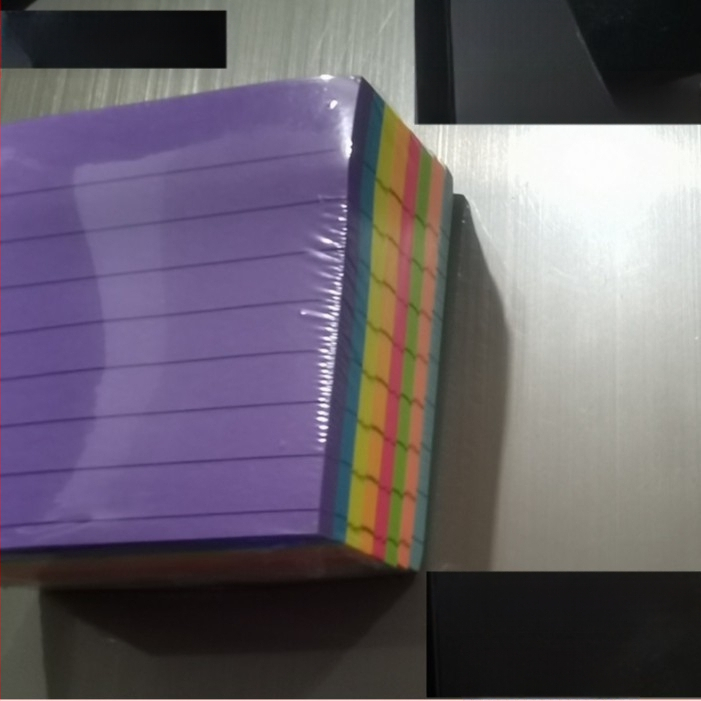 Fluorescējošas līniju pašlīmējamās piezīmes, 360 lapas