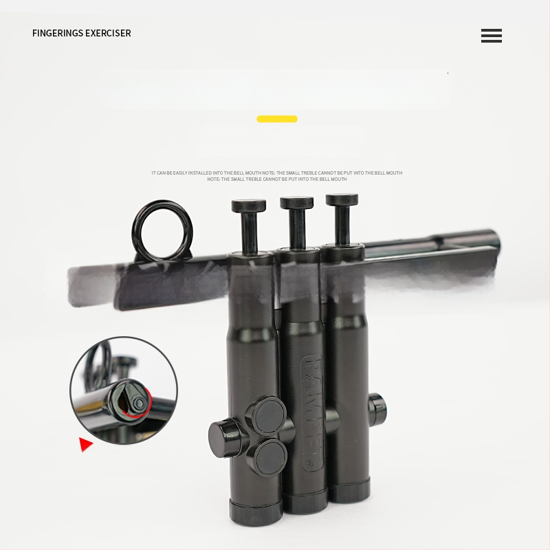 Trompeti sõrmelise harjutuseseade – plastikust, suletud kott, täiskasvanutele ja lastele