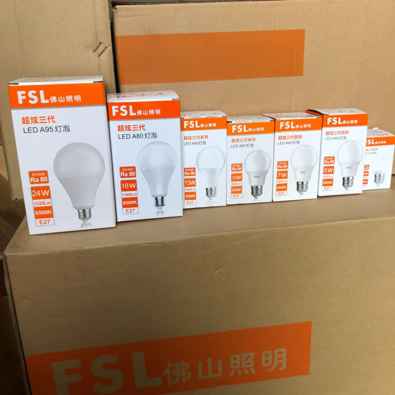 FSL LED lamp, ühilduv E27/B22, 13W, 1020 lm, CRI 85, tööaeg 15000 h