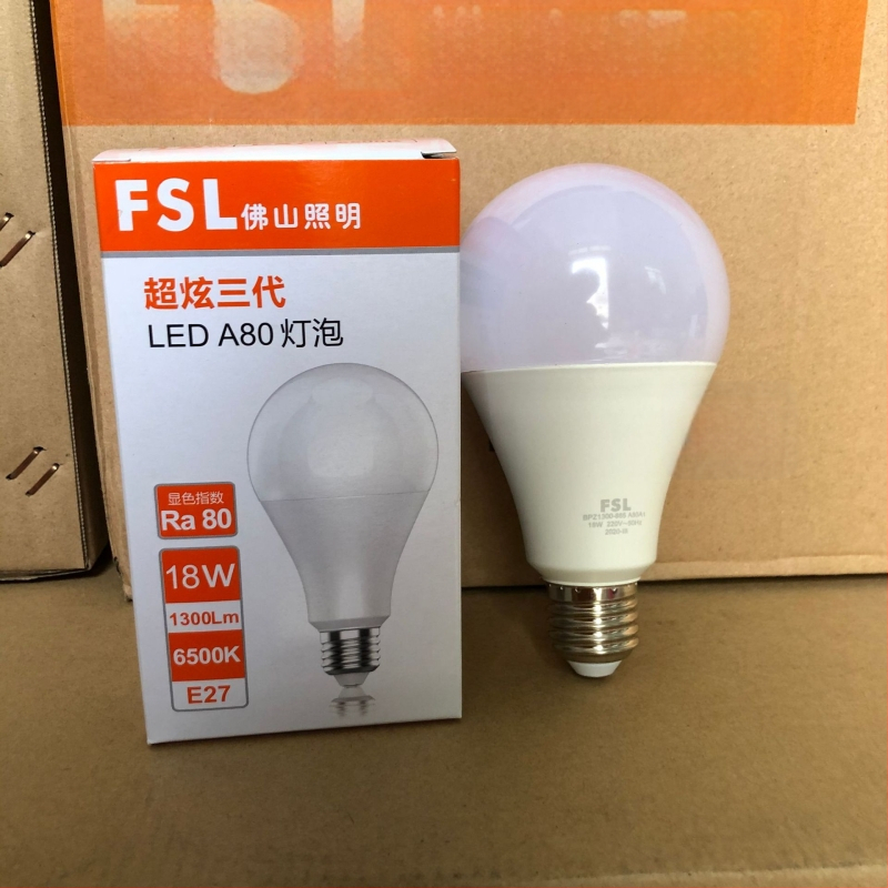 FSL LED lamp, ühilduv E27/B22, 13W, 1020 lm, CRI 85, tööaeg 15000 h