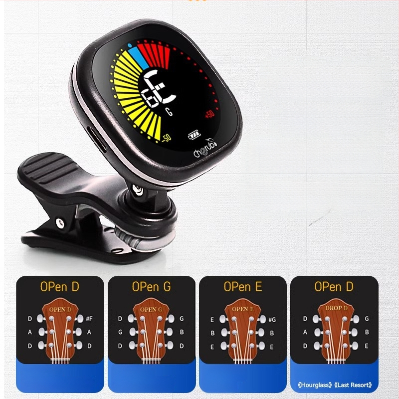 Kitarrile, ukulele ja viiulile tuner – WST-670, laetav, automaatne digitaalne tuner
