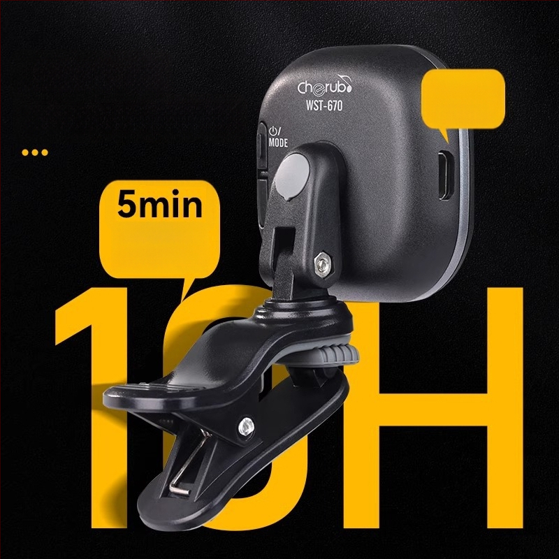 Kitarrile, ukulele ja viiulile tuner – WST-670, laetav, automaatne digitaalne tuner