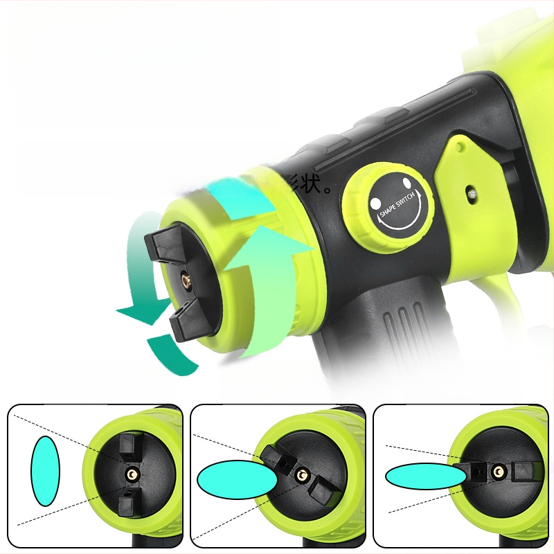 Pihustuspüstol, ühilduv Ryobi 18V akulaatoriga; aku ei kuulu komplekti; tõhus pihustusotsik