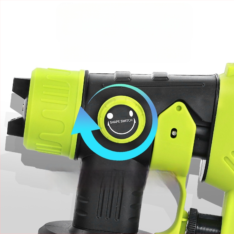 Pihustuspüstol, ühilduv Ryobi 18V akulaatoriga; aku ei kuulu komplekti; tõhus pihustusotsik