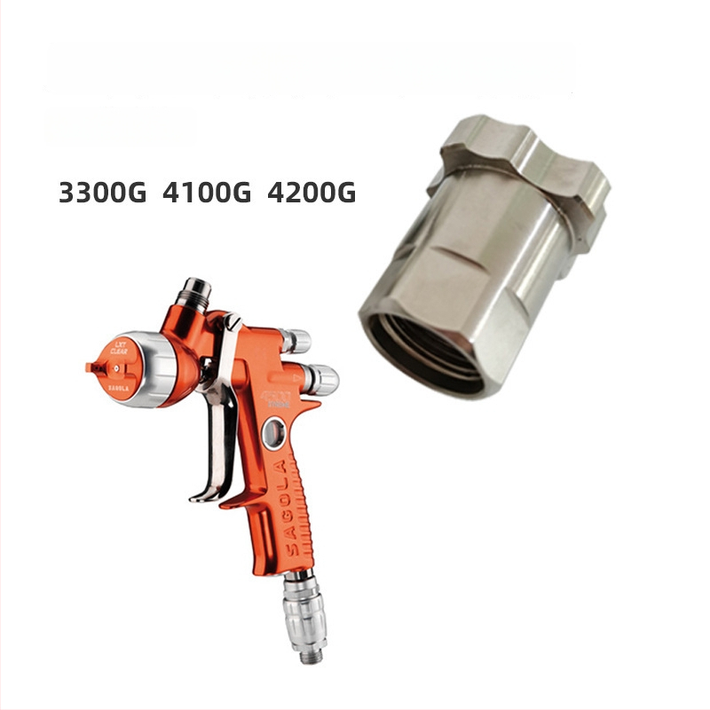 Sagola pihustusluku adapter koos ühekordse plastmassist värvi nõu ilma pesemiseta