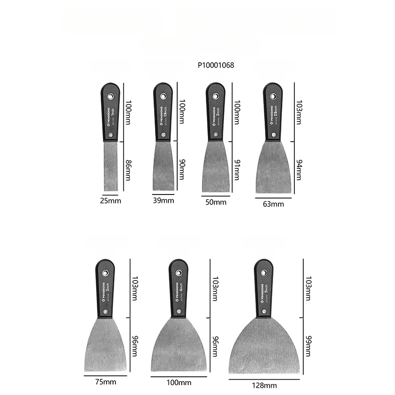 Penggong kõrge süsinikusisaldusega terasest pahtli nuga, seina värvi kraapimiseks, paksenenud nuga