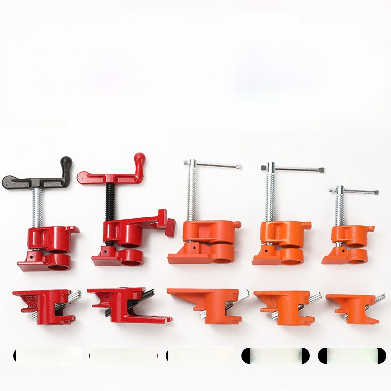 F-tüüpi klamber puidutööks ja kivide jaoks — terasest, piiramat kinnitusteulatus, kaal 1,4