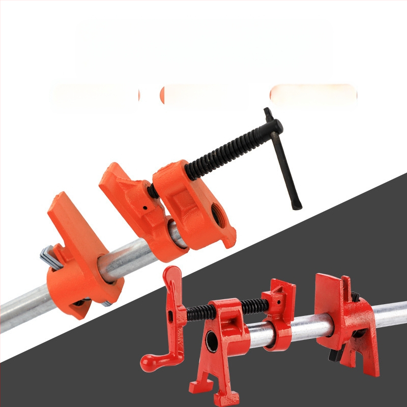 F-tüüpi klamber puidutööks ja kivide jaoks — terasest, piiramat kinnitusteulatus, kaal 1,4