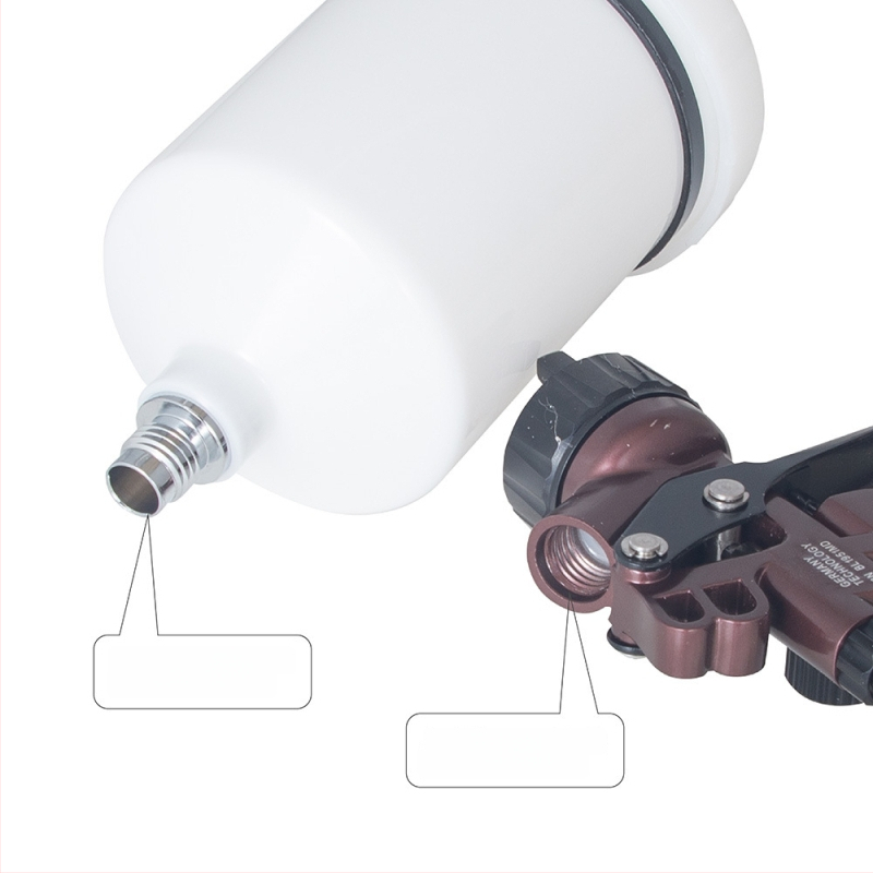 AdwardsDavis Pneumaatiline spreipüstoli lisaseade M16x2 ja M16x1.5 keermestusega, 600 ml maht, seeria GFG TT GTI