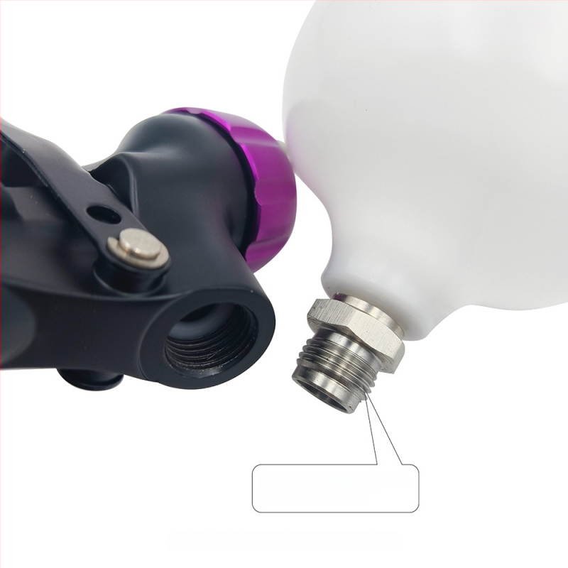 AdwardsDavis Pneumaatiline spreipüstoli lisaseade M16x2 ja M16x1.5 keermestusega, 600 ml maht, seeria GFG TT GTI