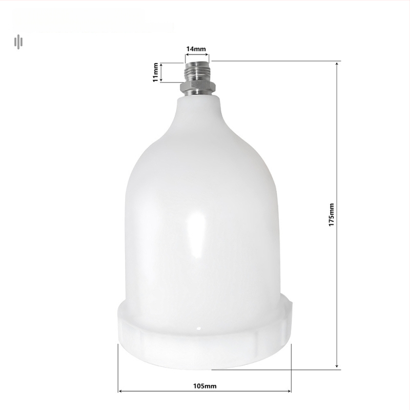 AdwardsDavis Pneumaatiline spreipüstoli lisaseade M16x2 ja M16x1.5 keermestusega, 600 ml maht, seeria GFG TT GTI