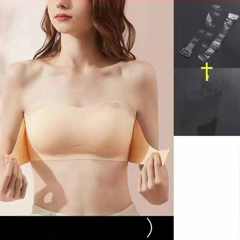 Rinnahoidja ilma õmblusteta toetus – Nailon 70–80% sisu; kauss 3/4; kausi kuju: õhuke ülemine, paks alumine; hingav, mugav, libisemiskindel