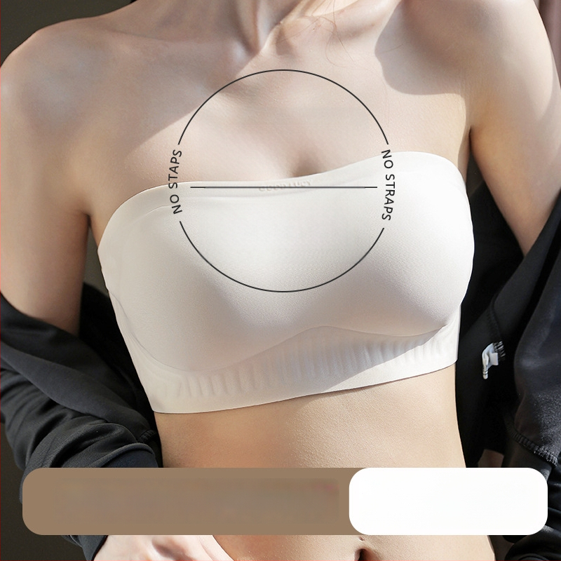 Rinnahoidja ilma õla, õmblusteta push-up, libisemiskindel, 3/4 kauss, õhukesed vormitud kausid, eemaldatavad kahekordsed õlapaelad, selja kolm konksurida