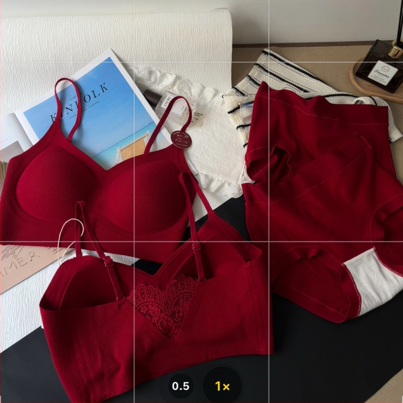 Harjatud puuvillast rinnahoidja wrap/tube top fikseeritud keskmise vormiga kaussidega, rindkere pikkus, hingav