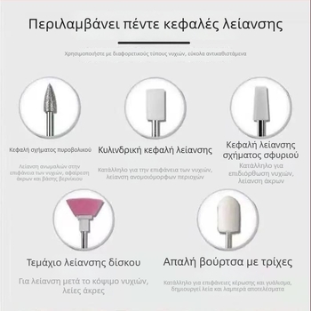 Τριβείο νυχιών DMJ – Πλαστικό, Κορεατικού στυλ, λείανση