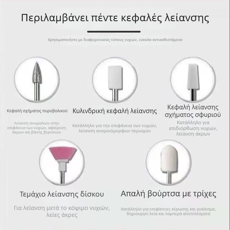 Τριβείο νυχιών DMJ – Πλαστικό, Κορεατικού στυλ, λείανση