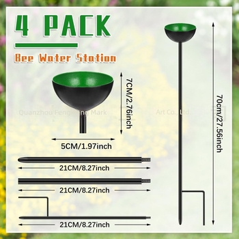 Συσκευή ποτίσματος μελισσών — Μεταλλικό αξεσουάρ κήπου, παραδοσιακό στυλ, για οικία και κήπο