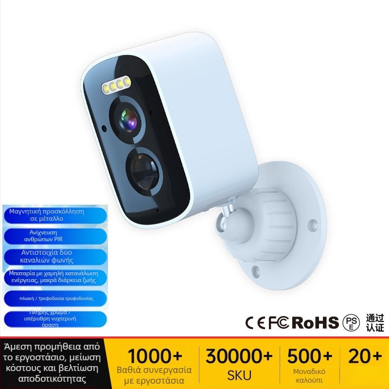 Κάμερα επιτήρησης Tv-d21 — εύρος θερμοκρασίας λειτουργίας -20 έως 55°C, κατάλληλη για εσωτερικούς και εξωτερικούς χώρους, OEM/ODM